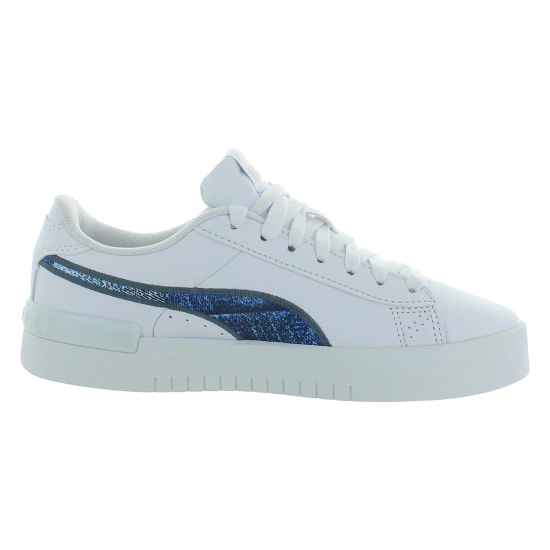 For for Jada Denim Women's Walking Style Shoes White/China Blue/Plein for 100% Authentic MSS-38238701