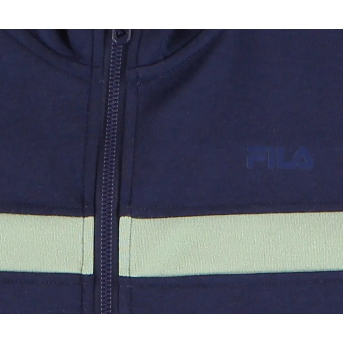 For Men's Track Jacket Navy Green Zippered Stand Collar Fleece Water-Proof Front Logo Autumn Regular Fit Plain Dyed XS
