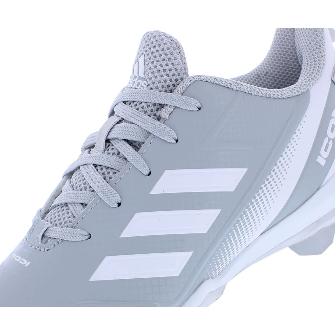 For Icon 7 Md Boys Shoes Model FY4417 Team Light Grey/White/Silver Metallic 100% Authentic