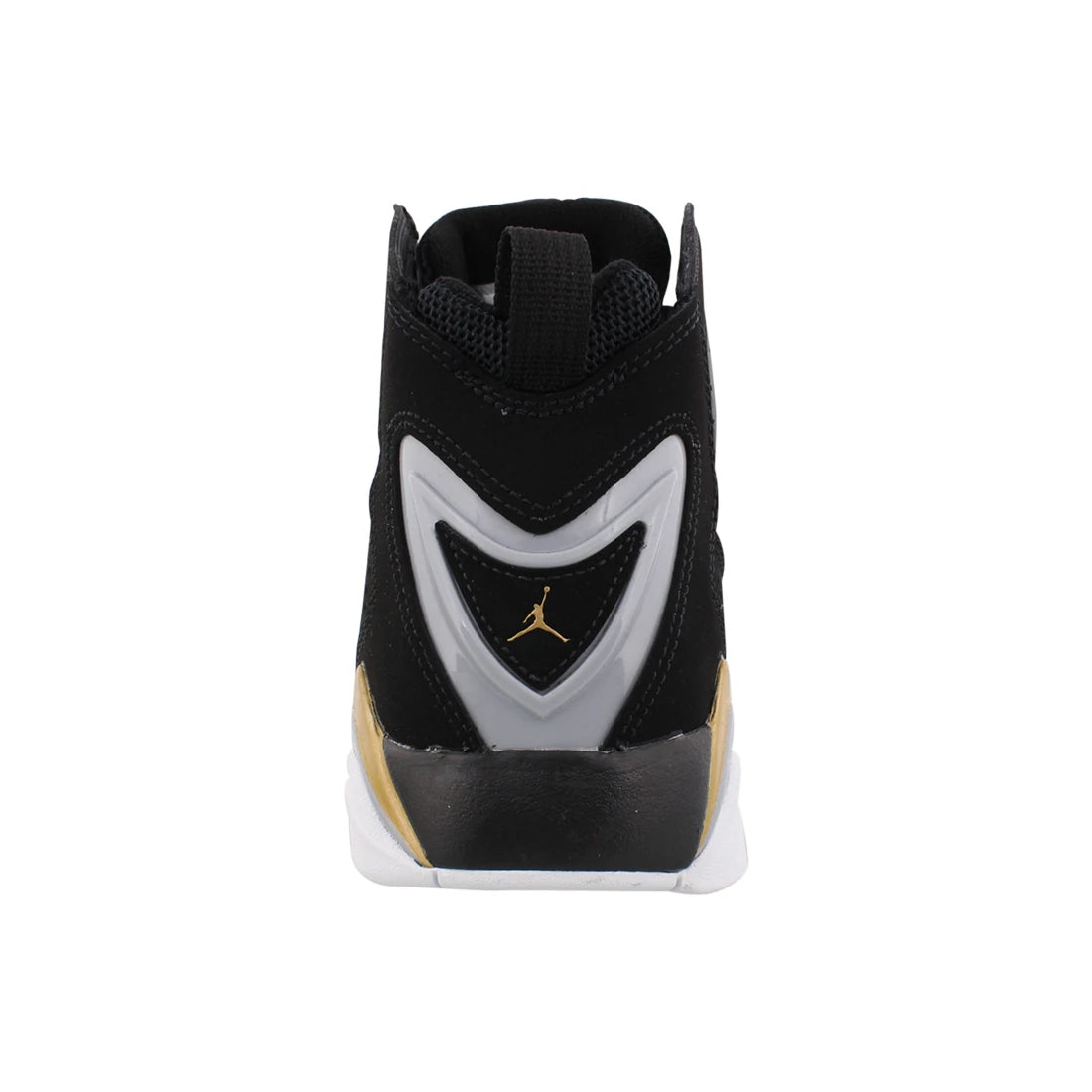 Jordan True Flight Men's Shoes Black/Metallic Gold/Wolf Grey Fashionable Basketball Shoes for All Seasons Rubber/EVA Insole