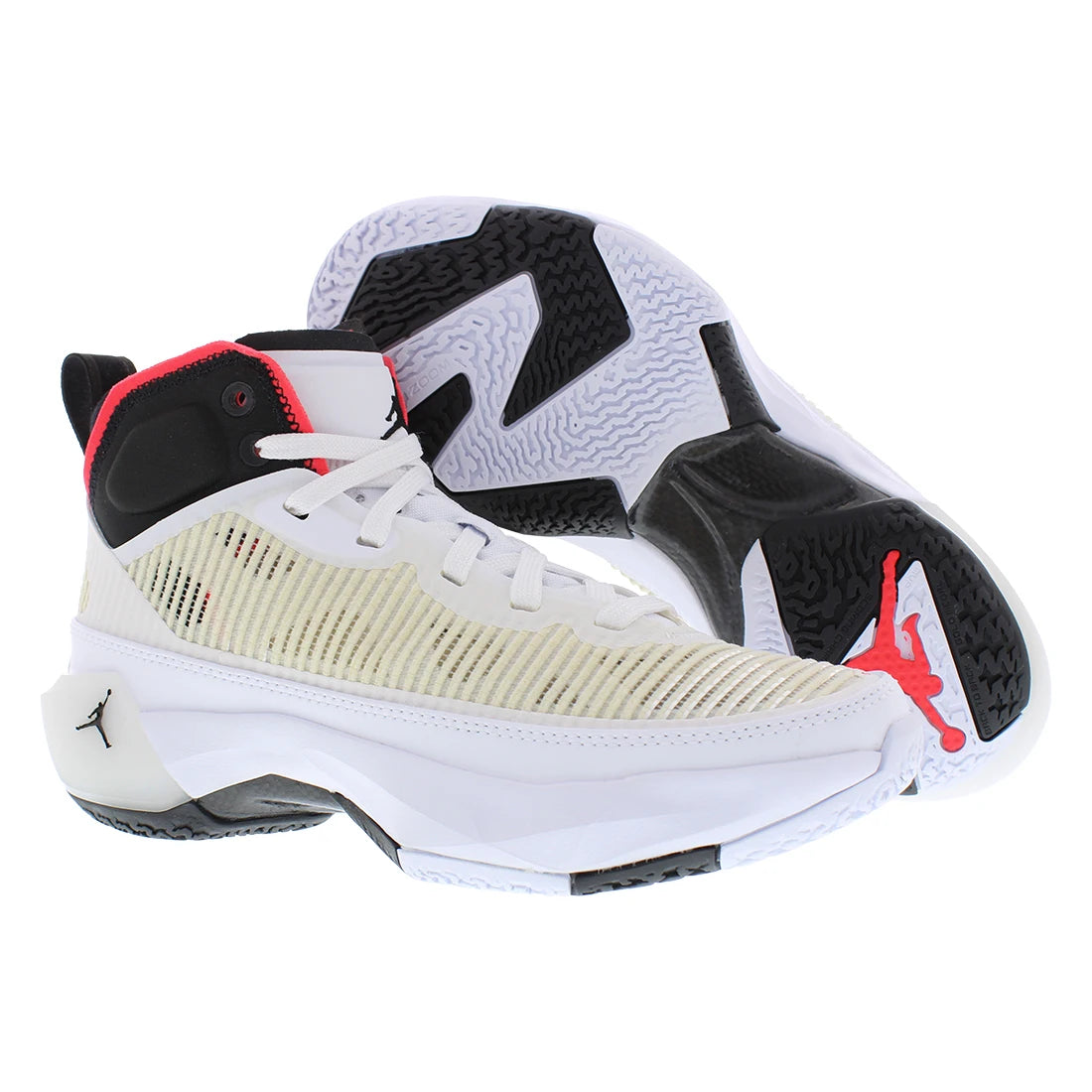 Jordan Air XXXVII GS Boys Shoes Color: White/Black 100% Authentic