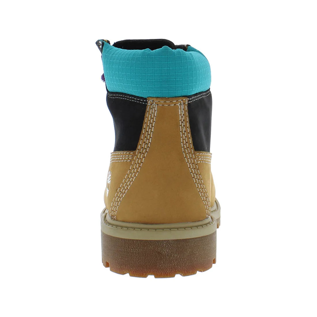 Timberland 6-Inch Premium Boot GS Boys Shoes Color: Tan/Teal/Black 100% Authentic