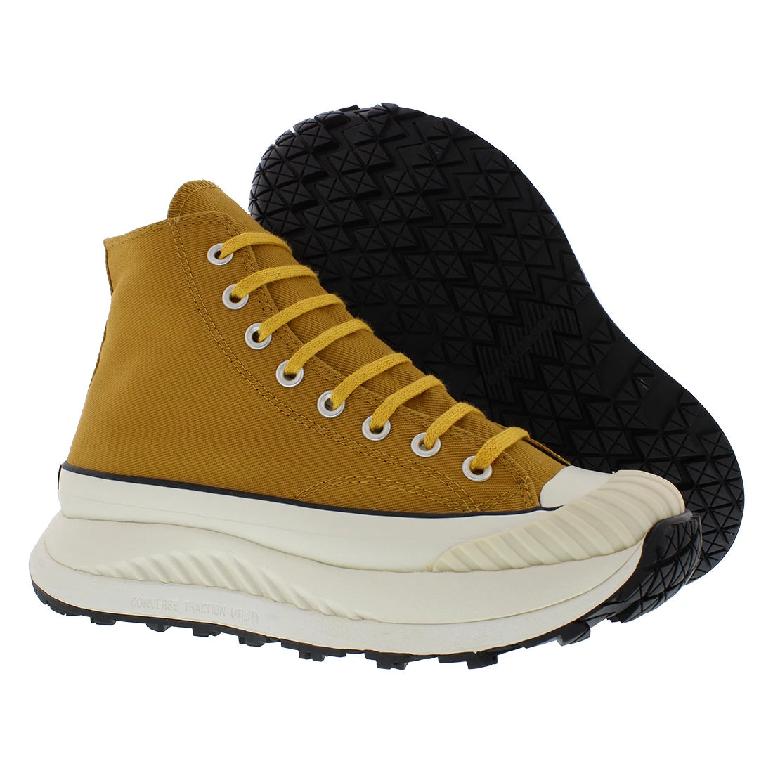 Converse Chuck 70 All Terrain-CX High Platform Unisex Shoes Color: Burnt Honey/Thriftshop Yellow 100% Authentic