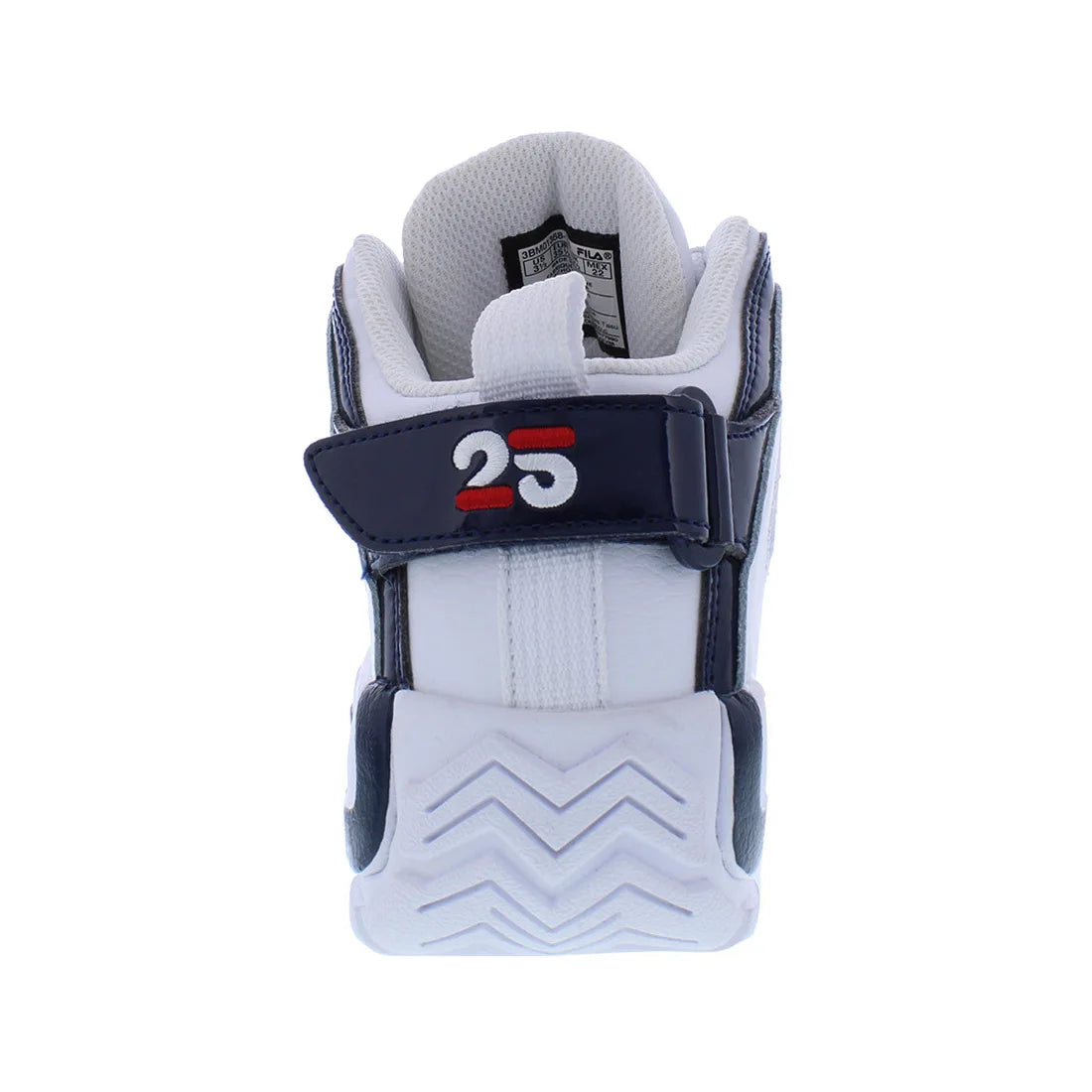 For Grant Hill 2 25th Anniversary GS Boys Shoes White/ Red/ Navy 100% Authentic China Model 3BM01368125