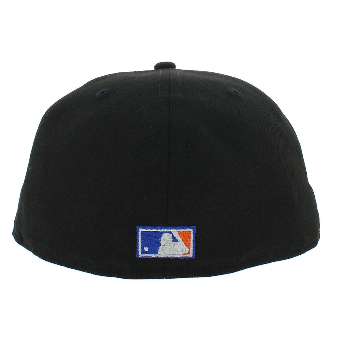 New Era Mets Mlb Subway Series Patch 5950 Fitted Mens Caps Color: Black/Black 100% Authentic