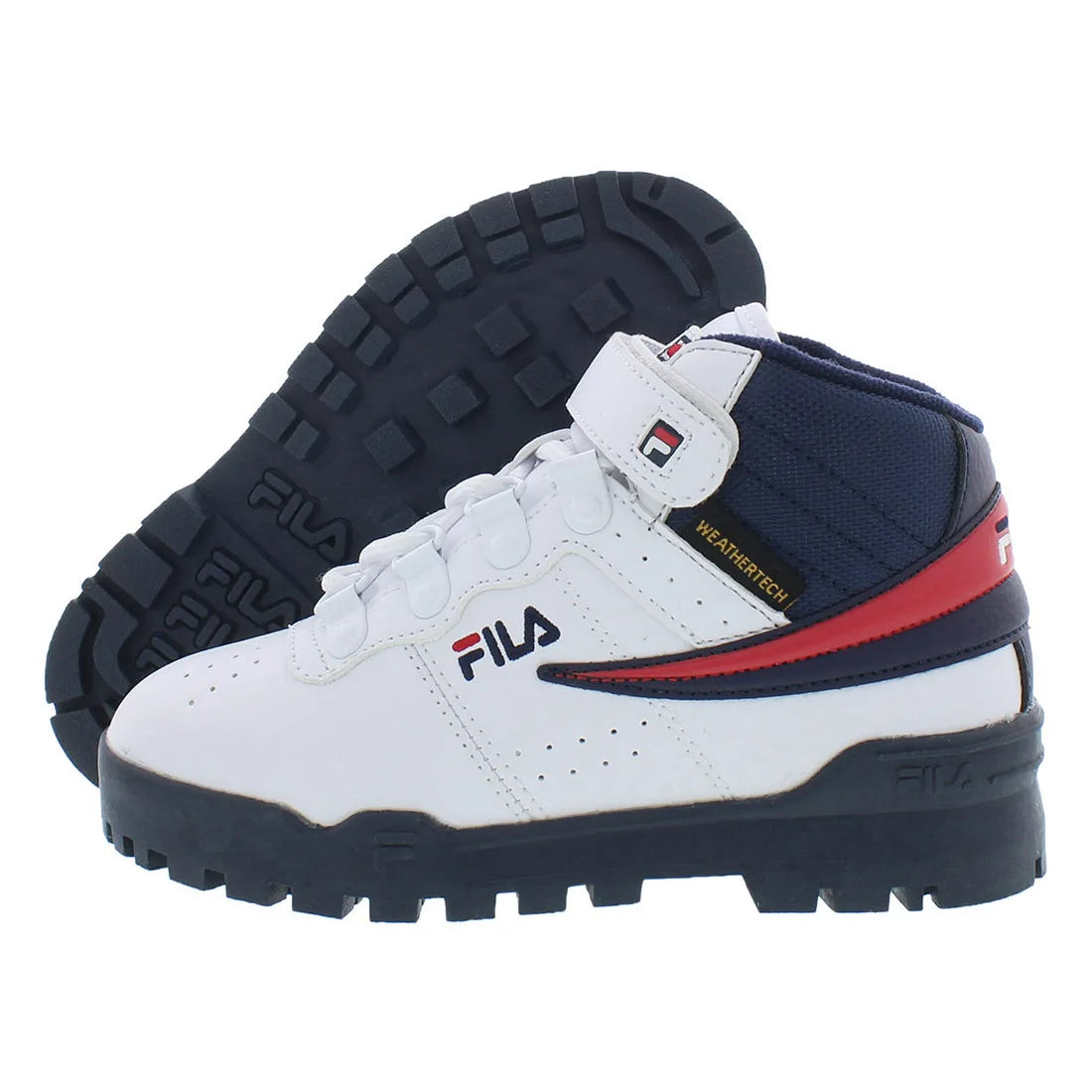 Fila F-13 Weather Tech Boys Shoes Color: White/Navy 100% Authentic