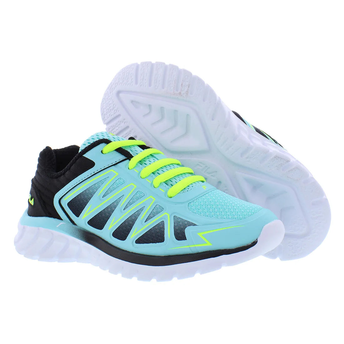 Fila Superstride 6 Boys Shoes Color: Sky Blue/Black 100% Authentic