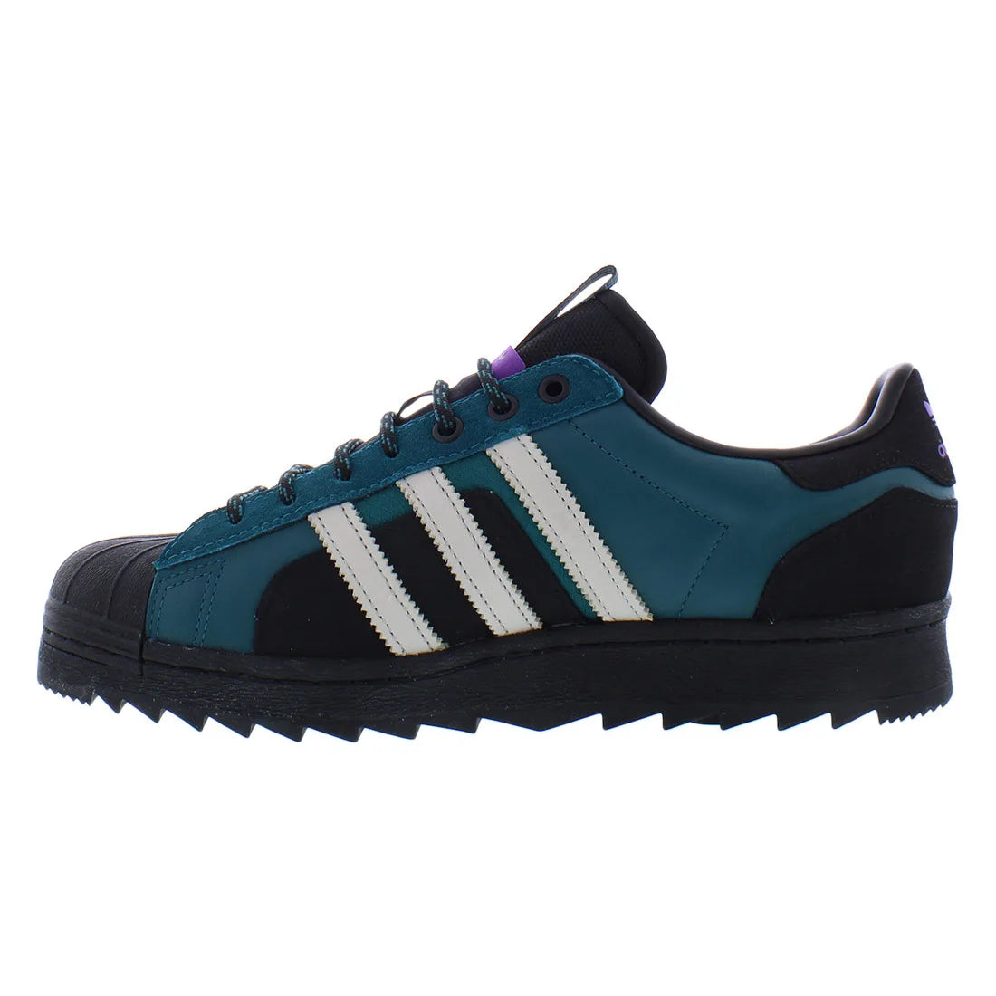 For Superstar Men's Walking Style Shoes Black/Blue Color | 100% Authentic Made in China Model MSS-GW5919