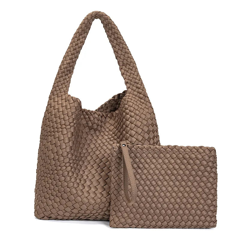 New Arrival Luxury Handbags for Women Large Capacity Woven Neoprene Designer Women's Shoulder Bag Fashion Ladies Purse