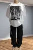Women's Loose Fit T-Shirt and Pants Wholesale Price Two Piece Set Luxury Clothes for Women