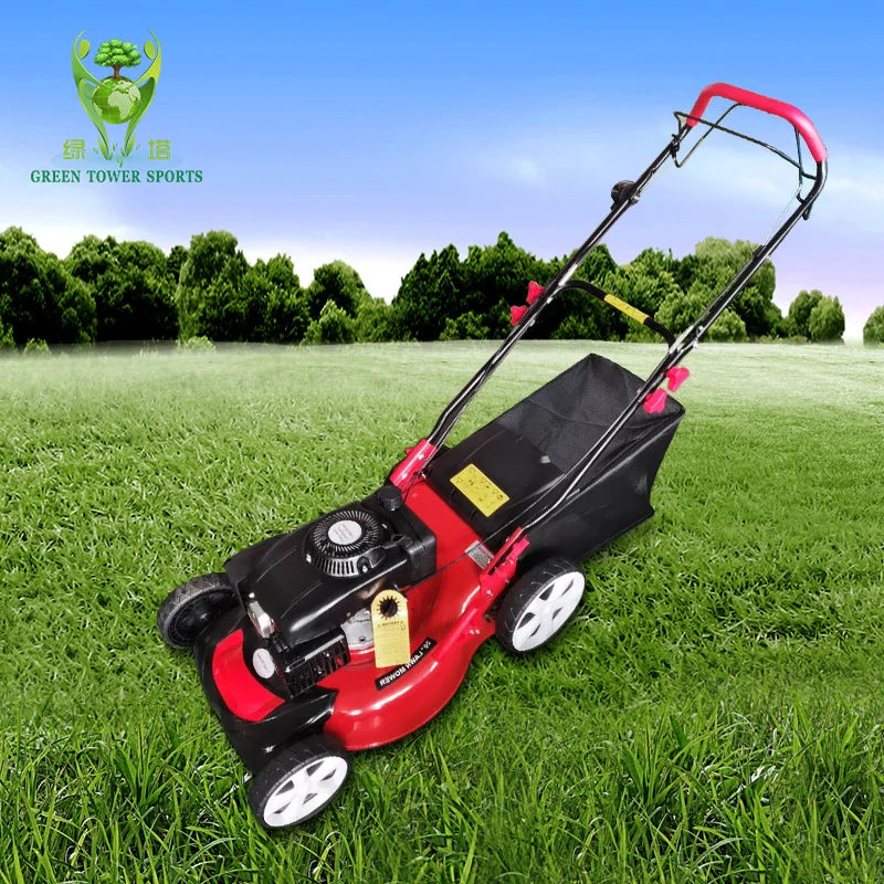 4-Stroke High Efficiency DIY Industrial Grade 173cc Hand Push Gasoline Lawn Mower Machine for Agricultural Use Cutting Grass