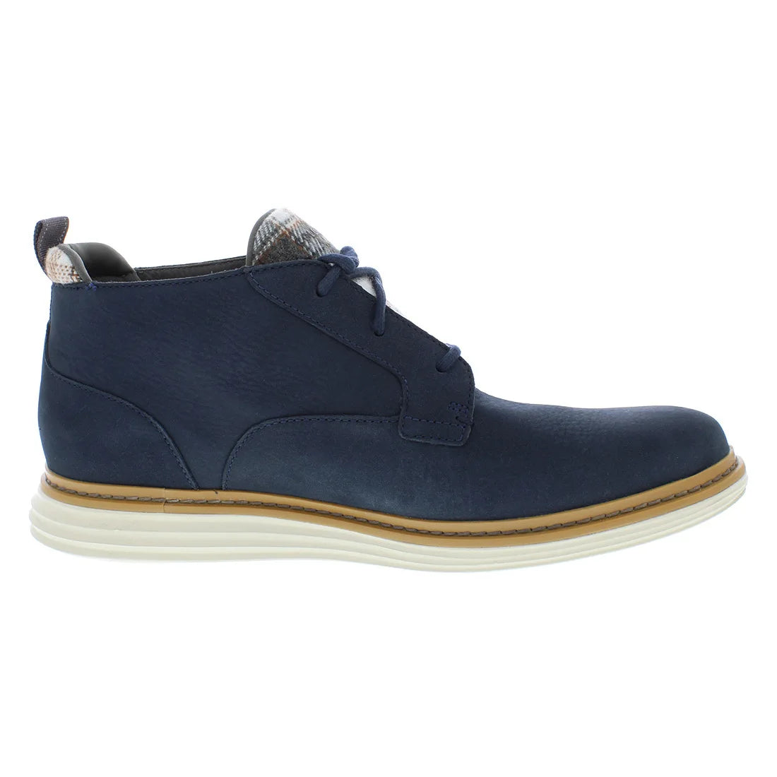 Cole Haan Original Grand Chukka WP Mens Shoes Color: Navy Blazer Nubuck/Birch | 100% Authentic