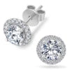USA VVS Moissanite Earring Pass Diamond Tester 14K Gold Plated 925 Sterling Silver Christmas Gift Women GRA Lab Diamond Stud Men