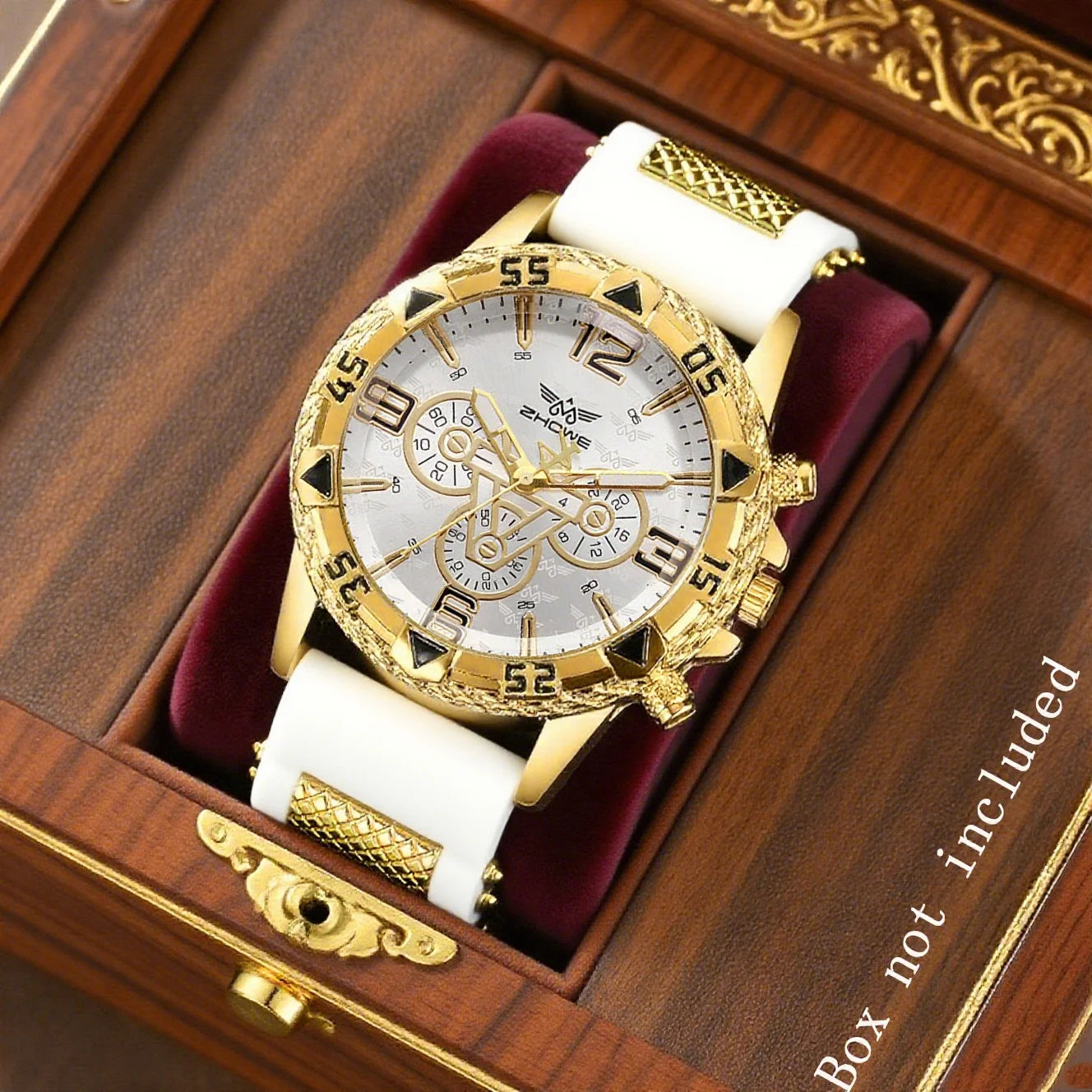 Luxury Business Men Watch Silicone Strap Quartz WristWatch Male Calendar Clock Reloj Hombre