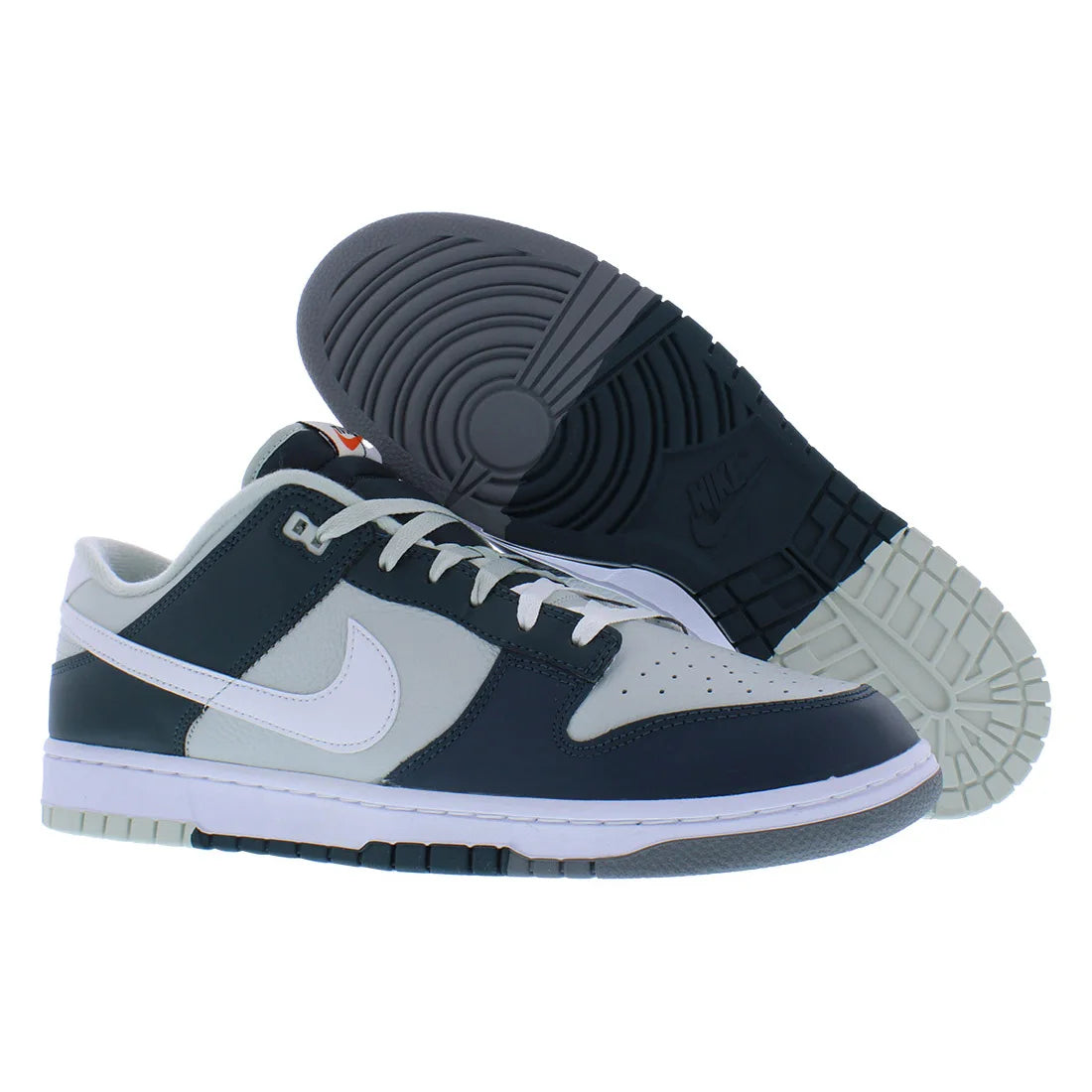 For for Low Retro Premium Men's Fitness Walking Shoes Deep Jungle/White/Light Silver Color Vietnam Made Model MSS-FB8896300 |