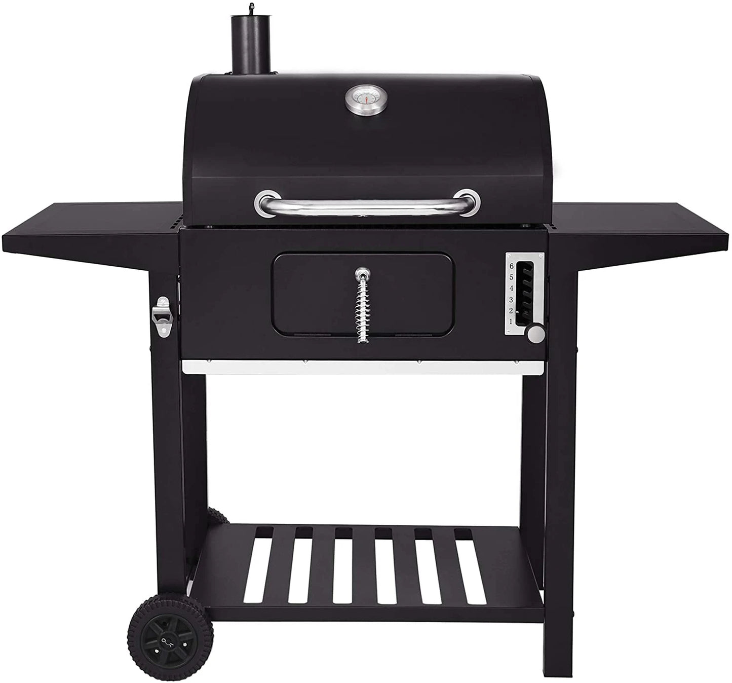 Large Cooking Area Barbecue Smoker Drum Charcoal Bbq Grill Offset Smoker
