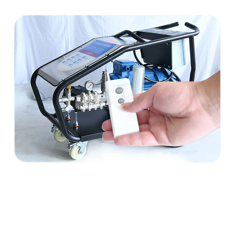 Industrial Grade High Pressure Cleaning Machine New Condition with Pump for Iron Plate Rust Removal and Courtyard Cleaning