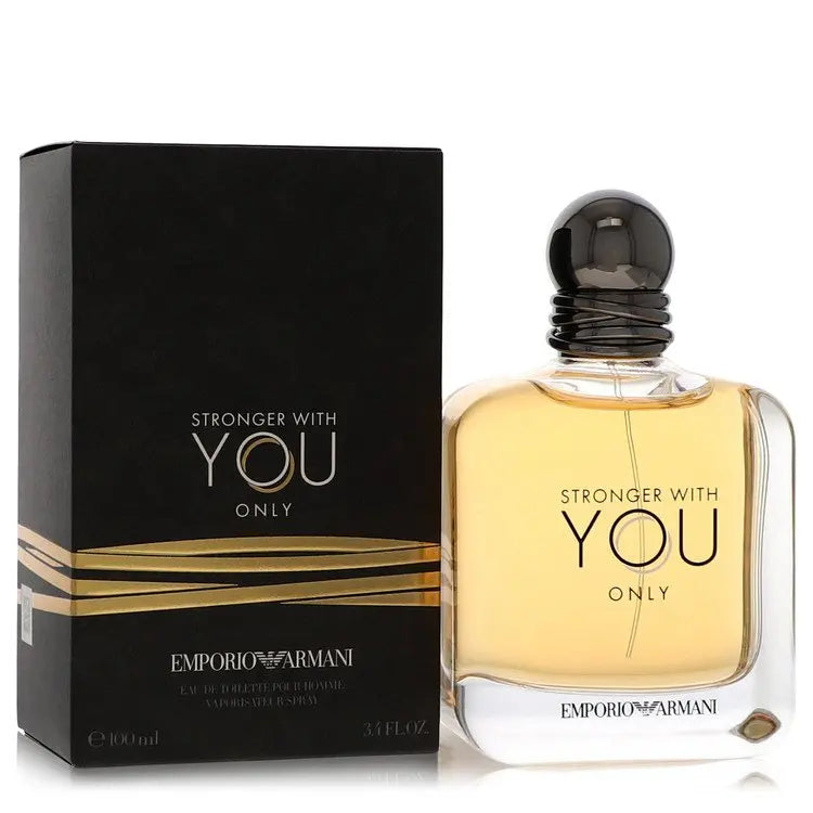 UD2 Stronger with You Only by for Giorgio for Armani 3.4 oz Eau De Toilette Spray for Men Long-Lasting Fragrances Perfume
