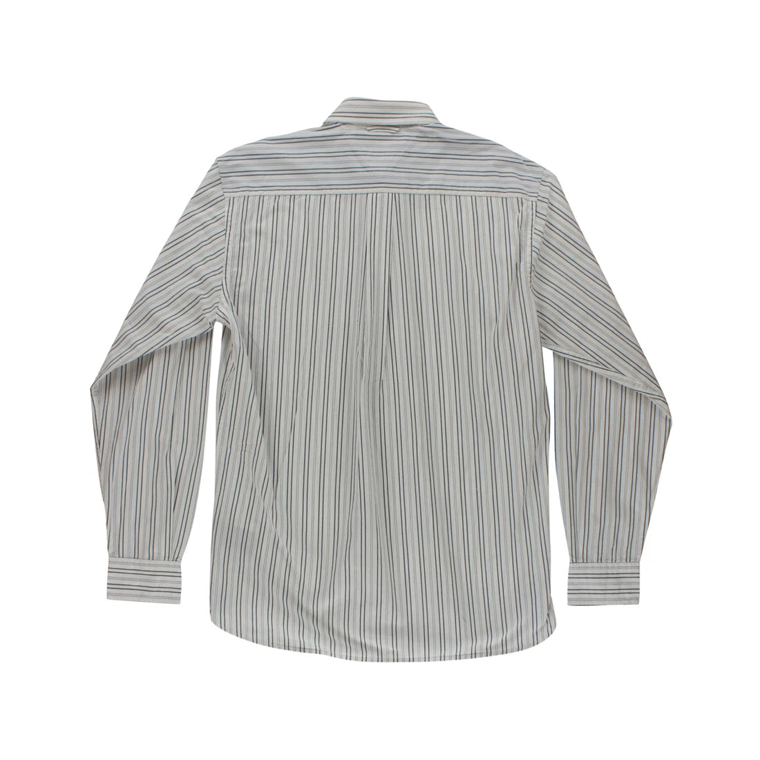 Tommy Hilfiger Men's Collar Striped Button Down White/Grey M, Color: White | 100% Authentic