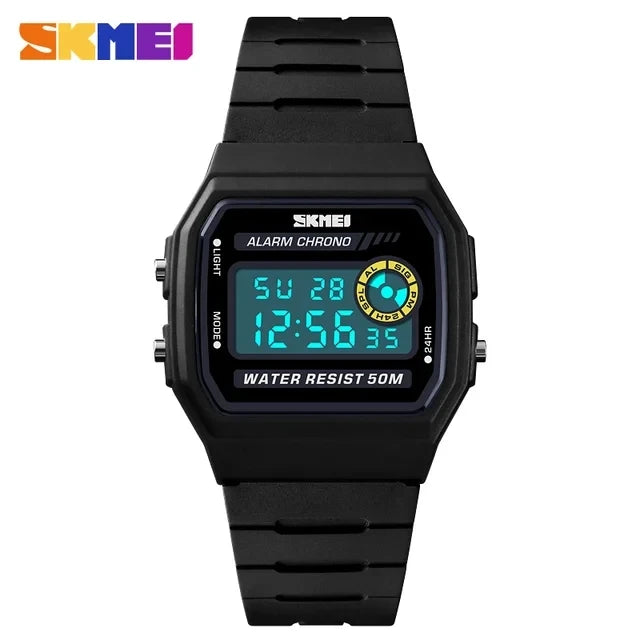 Skmei 1413 Auto Date Watch Sport Led Display Digital Watches Relogio Digit Week Display Watch Electronic Wristwatches