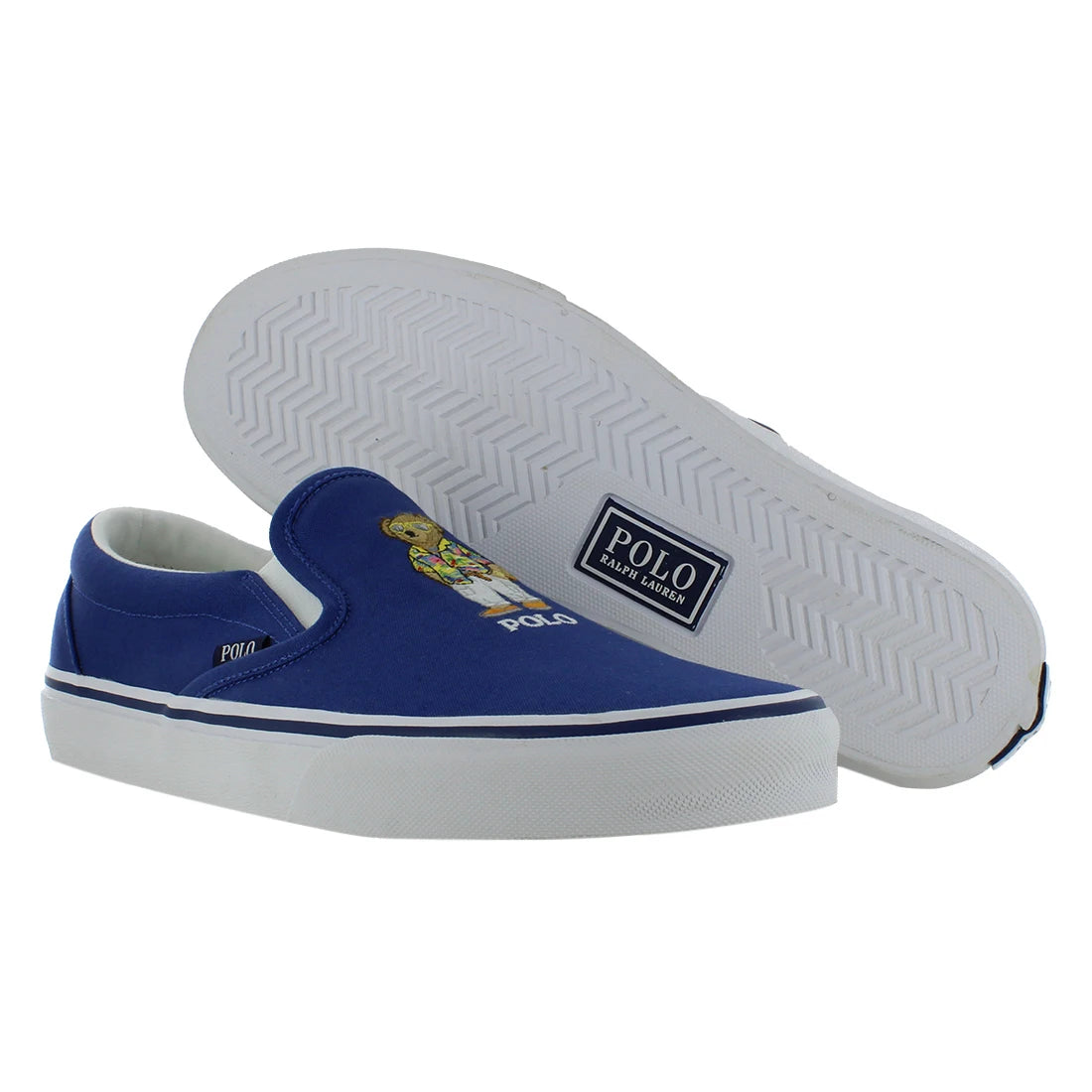 Polo Ralph Lauren Keaton Slip SK SPO Mens Shoes Color: Royal Bear | 100% Authentic