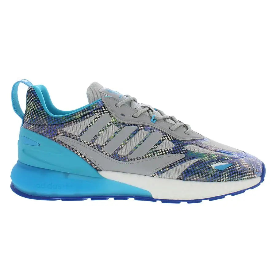 For Ninja Timein Zx 2K2 Mens Shoes Model MSS-GZ3744 Color Grey/Blue 100% Authentic
