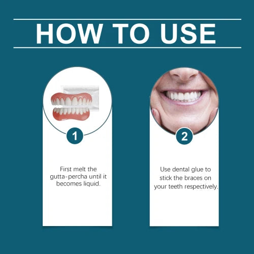 Oralhoe Silicone Denture Repair Set Everyday To Enhance The Beauty Of Smile Comfortable Material Modification Teeth