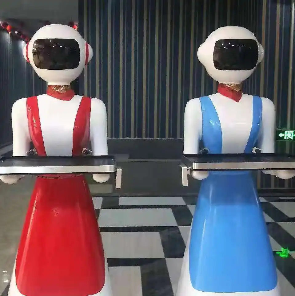 Hotel Restaurant Intelligent Food Delivery Robot, Food Delivery, Multi-functional Waiter, Humanoid Welcome Dialogue