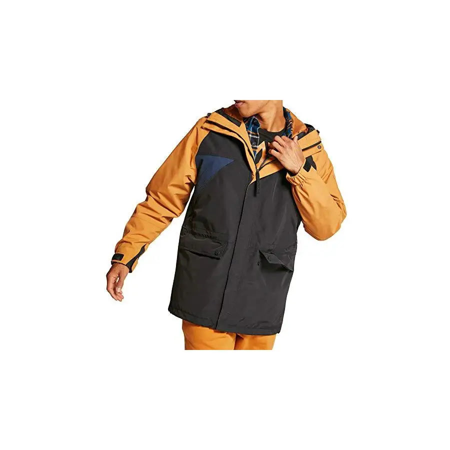 For Outdoor Archive Weatherbreaker Mens Jackets Color Black/Wheat Boot | 100% Authentic | Made China | Model