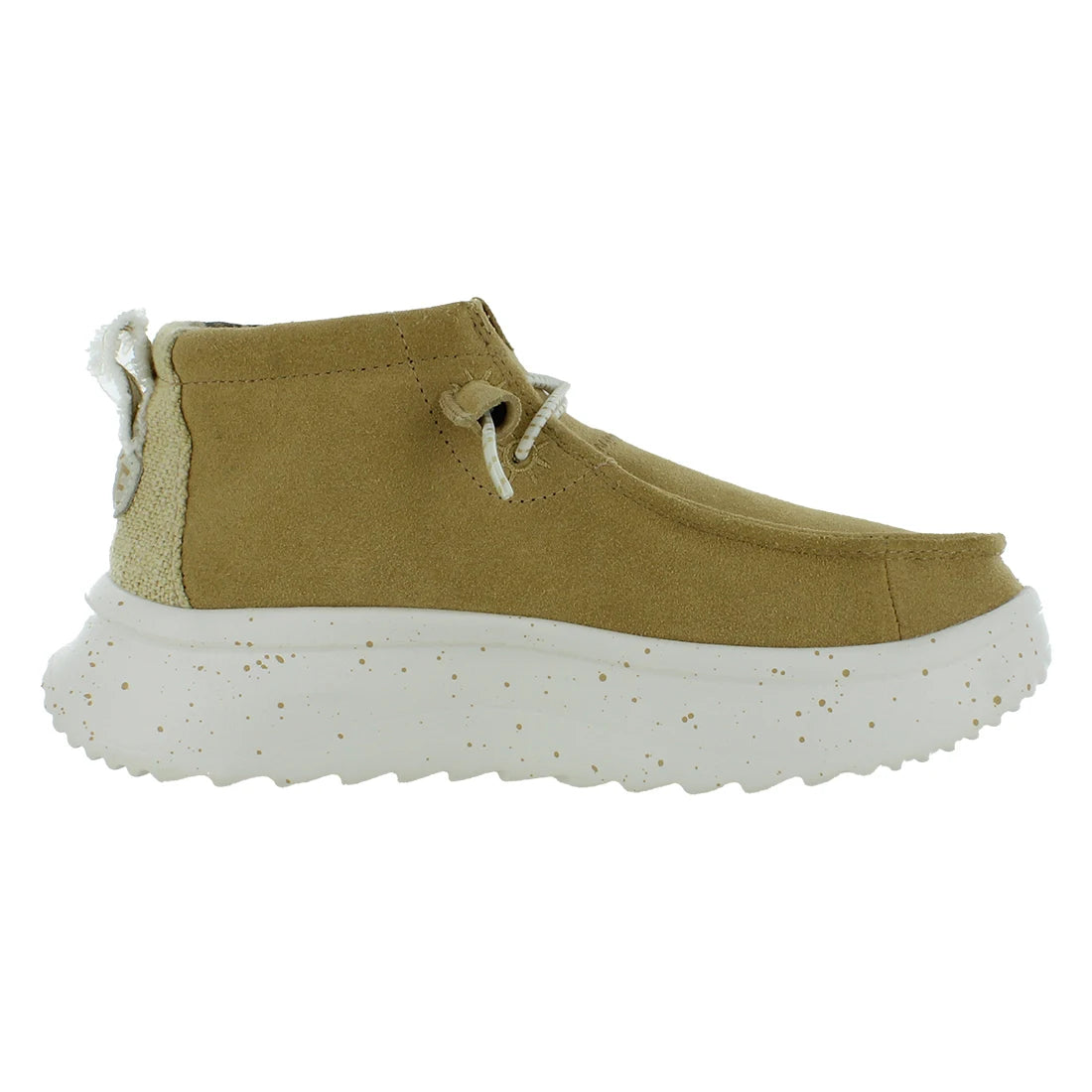 Hey Dude Wendy Peak Hi Suede Womens Shoes Color: Tan | 100% Authentic