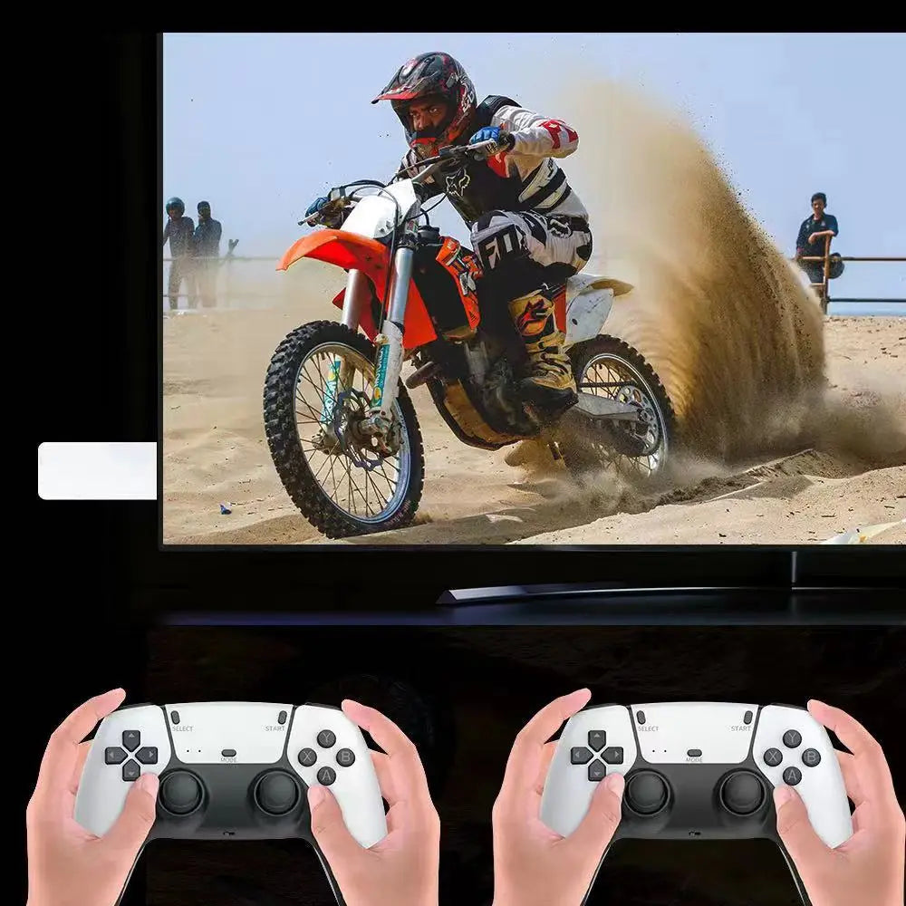 New M15 Wireless 4K Game Stick TV Home Joystick Gamepads 20+Simulators 20000+ Games HD Output Retro Video Game Console