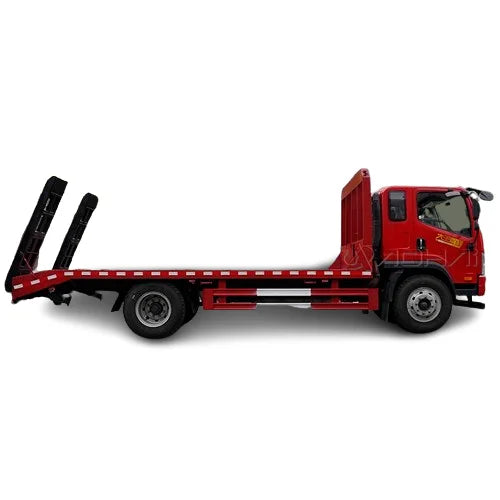 New FAW 4x2 Diesel Fuel Flatbed Cargo Tow Rescue Vehicle 2080 Single Cab Euro 2 Emission Manual Transmission Wrecker Truck