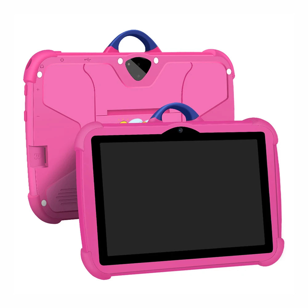 Kids 7 Inch Android Tablet 2GB+32GB for Toddler Parent Control Children WiFi Educational Tablet Pc With Kid-Proof Case