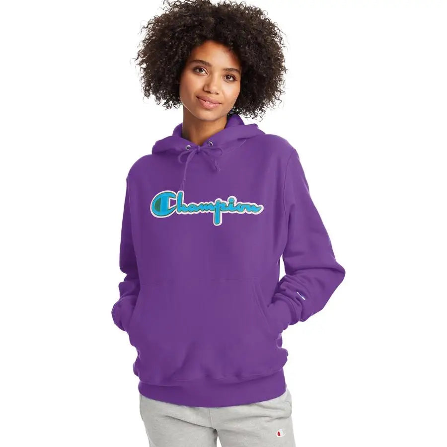 For Boyfriend Logo Hoodie Womens Active Hoodies Color /Blue | 100% Authentic Made in China