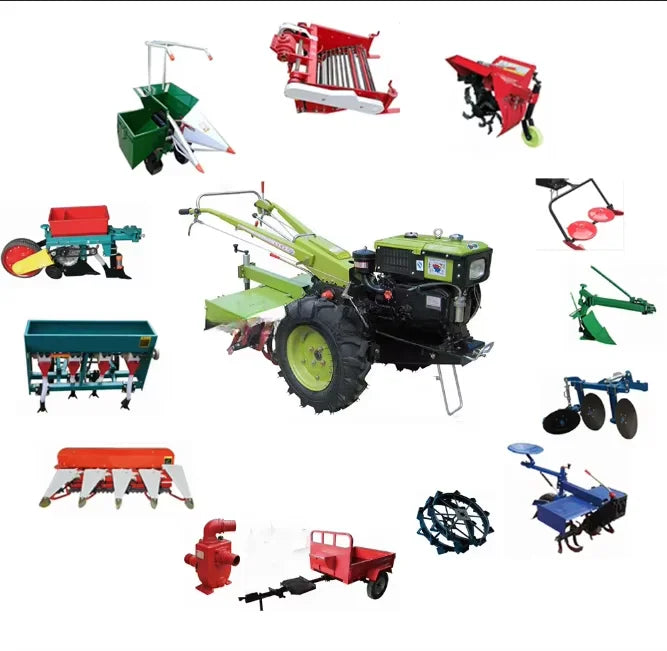 Walk Behind Disc Plow Disc Plough, Walking Tractor Disc Plow for Sale, Hand Tractor Farm Best Disc Plough for Sale