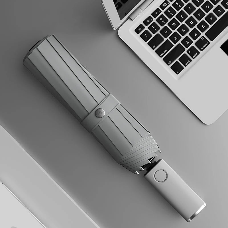 New Xiaomi Fully Automatic Umbrella With Led Light Men Large Double Portable Outdoor Umbrellas Rain Women Windproof Umbrella