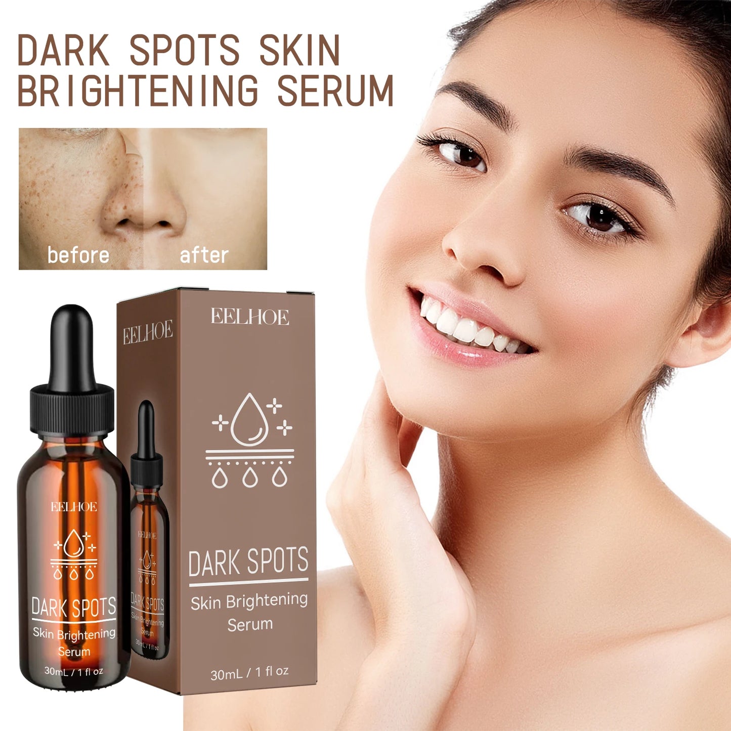 Eelhoe OBM Home Use for Essence for Nose and Eye Area Dark Spot Repair and Firming Whitening Skin Moisturizer