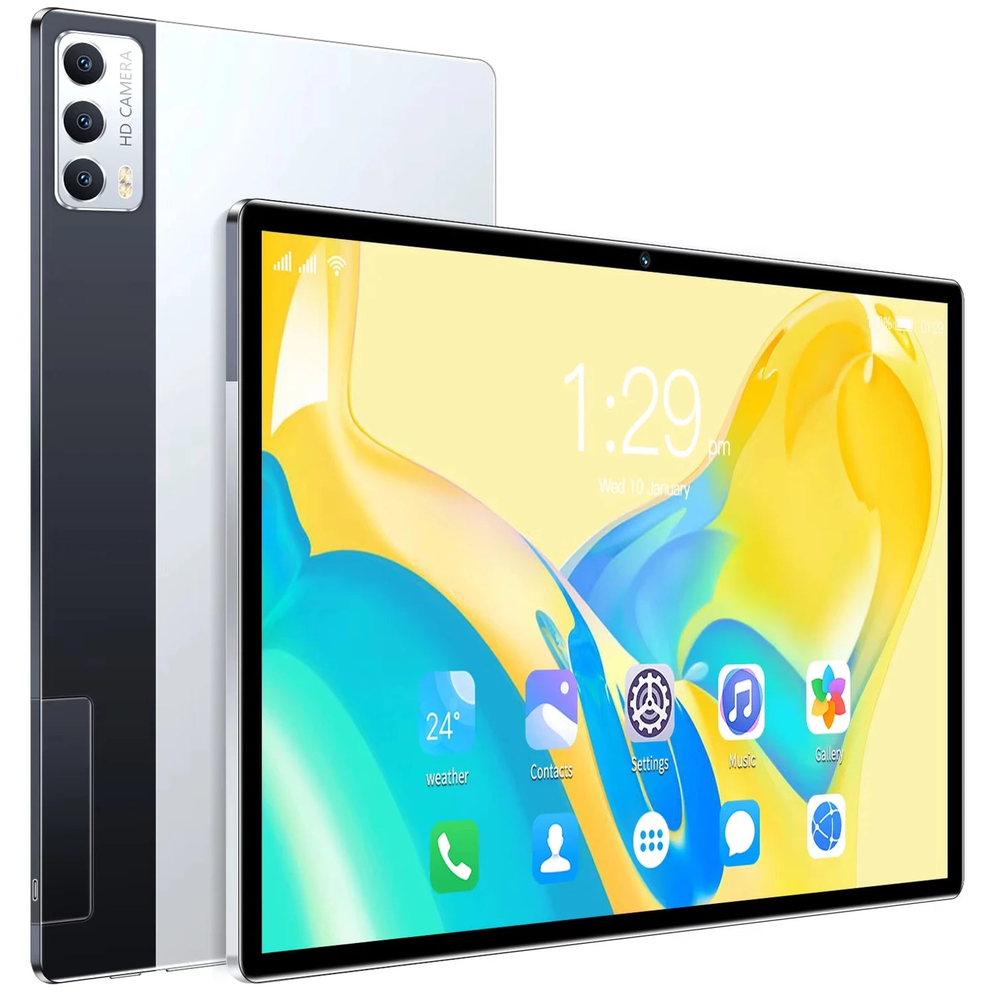 OEM X11 Pro 10.1 Inch Android Tablet Pc 8GB+256GB HD Android MTK Processor CDMA Support for Phone Calls for Entertainment