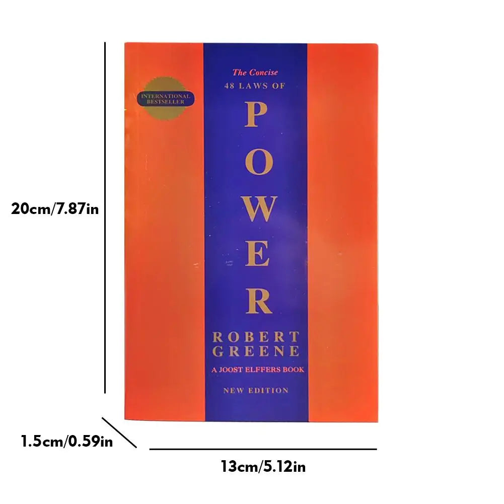 The Concise 48 Laws of Power English Book By Robert Greene Political Leadership Political Philosophy Motivation Books for Adult