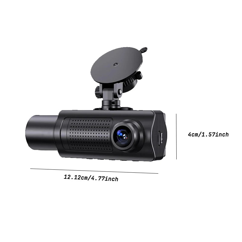 3 Cameras Car DVR Wifi 1080P Inside Vehicle Dash Cam Three Way Camera DVRs Recorder Video Registrator Mini Dashcam Camcorder