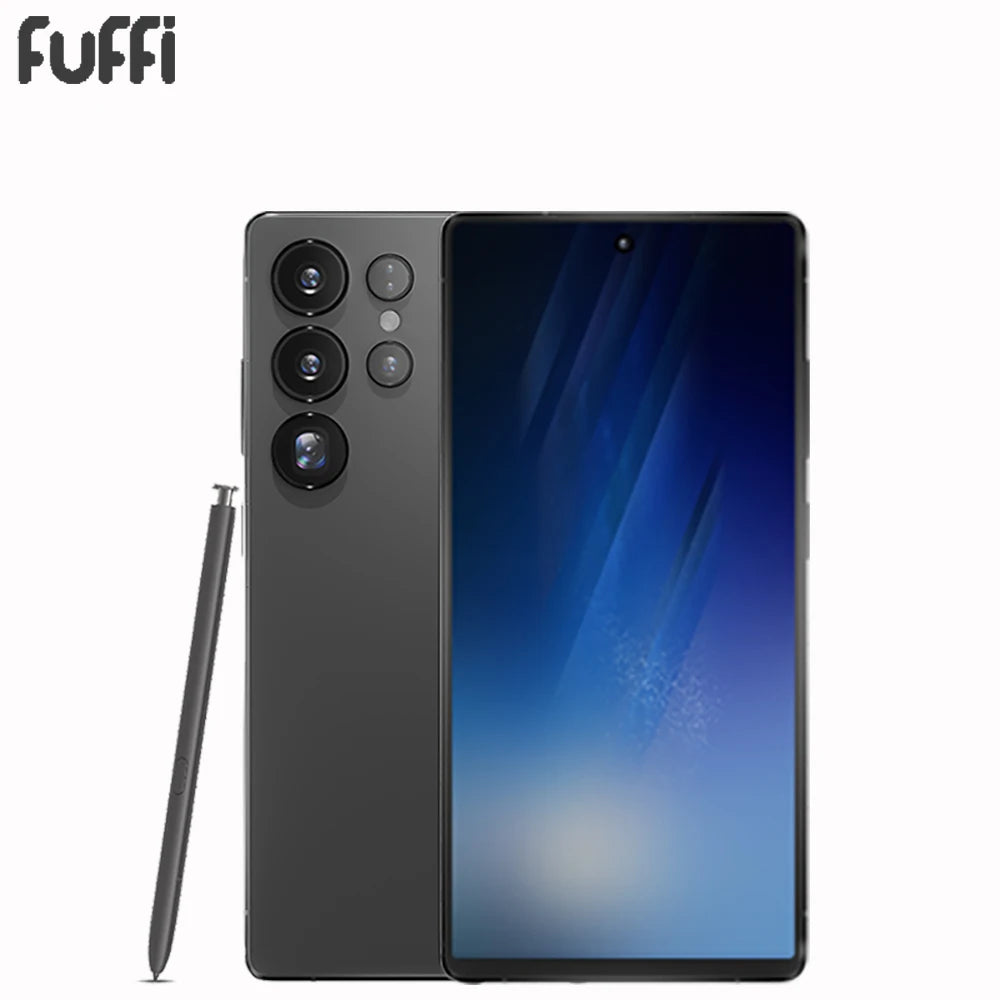 Global Vision S25 Pro Smartphone Android 12 8GB RAM 512GB ROM 6.8 Inch Phone 1920x1080HD 24MP+48MP 4G 5G Network Mobile Phones