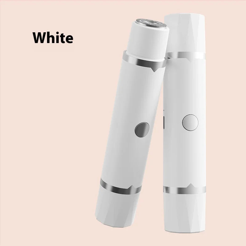 Double-head New Generation Body Hair Trimmer For Face Body Intimate Areas Removable Cutter Head Assembly For Easy Cleaning