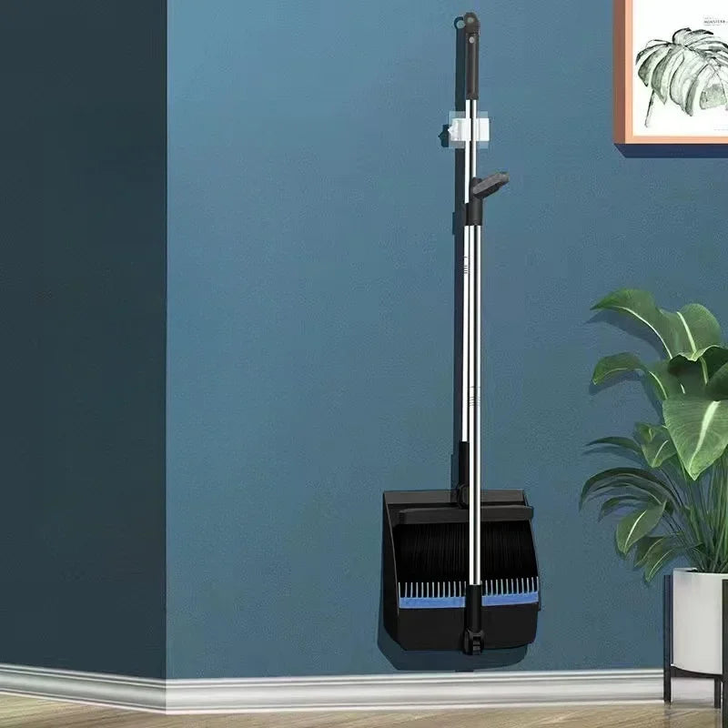 Broom Set Household Broom Dustpan Set Brush Head Sweeping Folding Garbage Shovel Broom