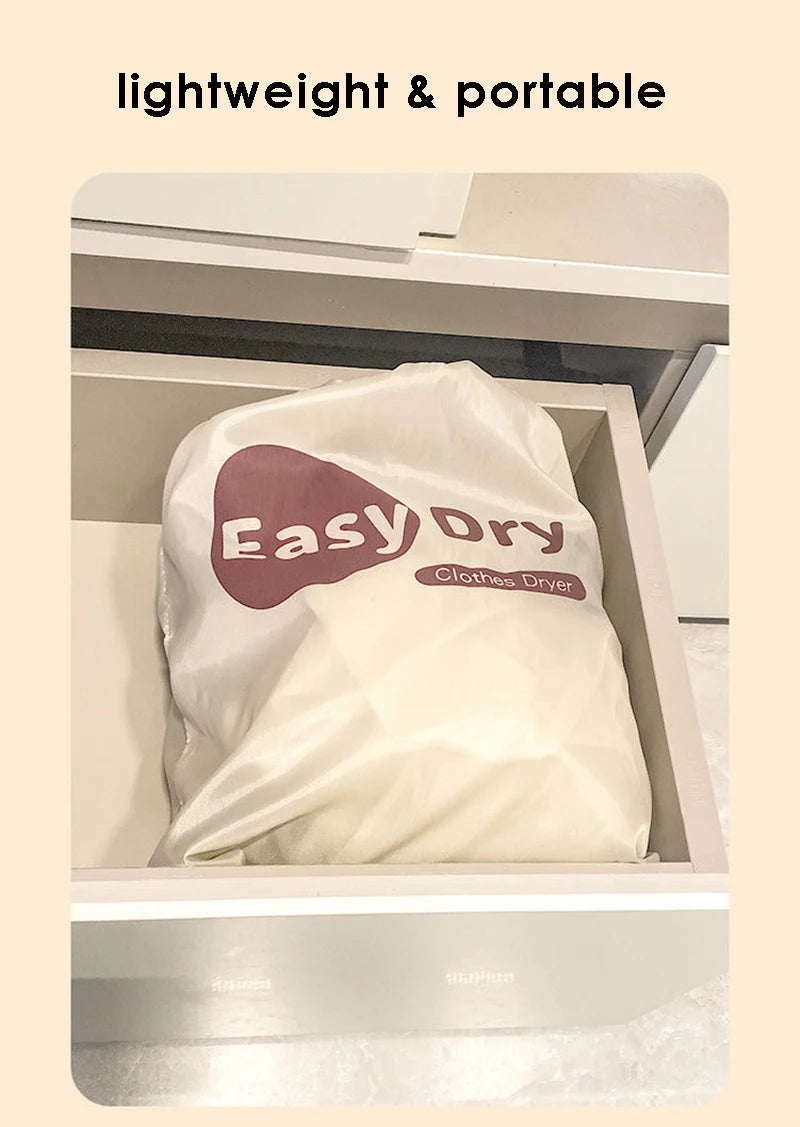 220V Electric Clothes Dryer Portable Warm Air Folding Drying 2 Layers Stand Support Shoes Dryer Machine