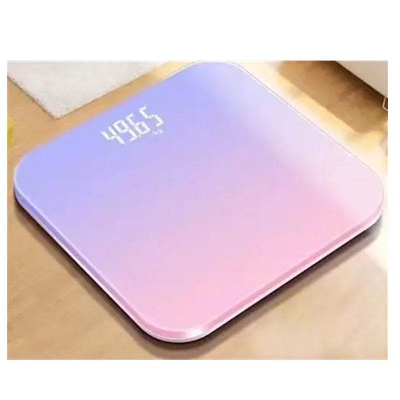 Gradient Color Intelligent LED Electronic Scale Digital Display Glass Weight Scale Balance Body Electronic Scale For Weight