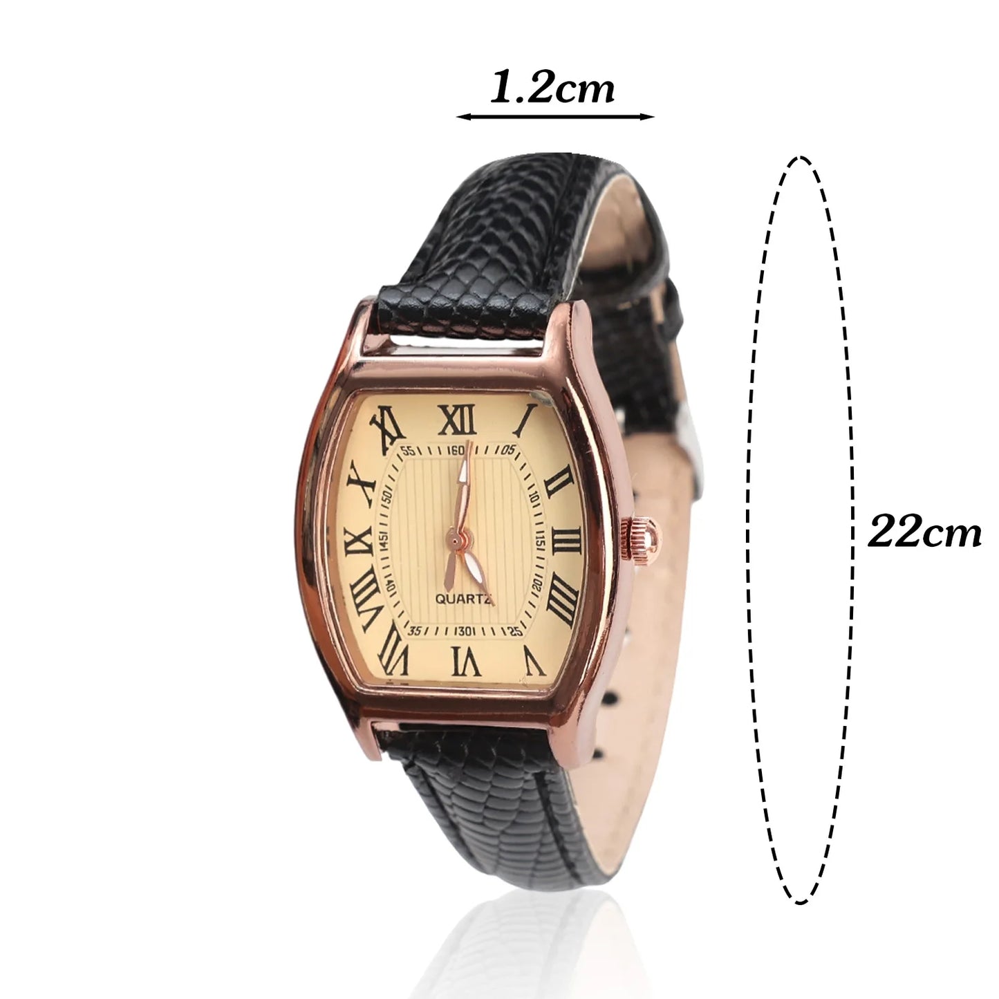 Simple Fashion Retro Brown Women Quartz Watches High Quality Ladies Wristwatches Vintage Leather Watchband Watch for Lovers Gift