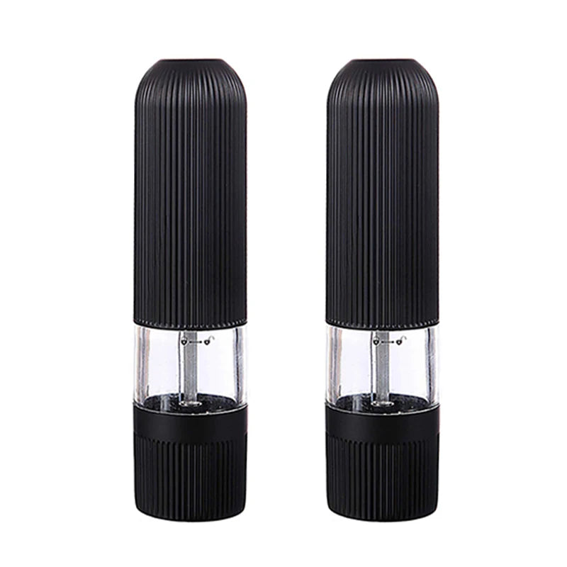 Automatic Salt Pepper Grinder Electric Spice Mill Grinder Seasoning Adjustable Coarseness Kitchen Tools Grinding For Cooking BBQ