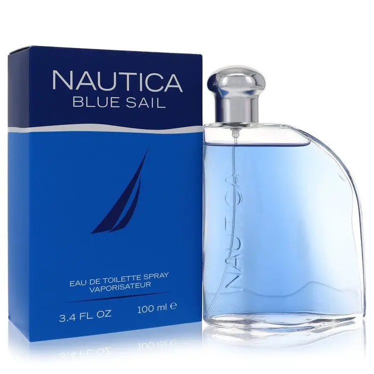 Nautica Blue Sail Eau De Toilette Spray 3.4 Fl Oz Men's Perfume Classic Fragrance
