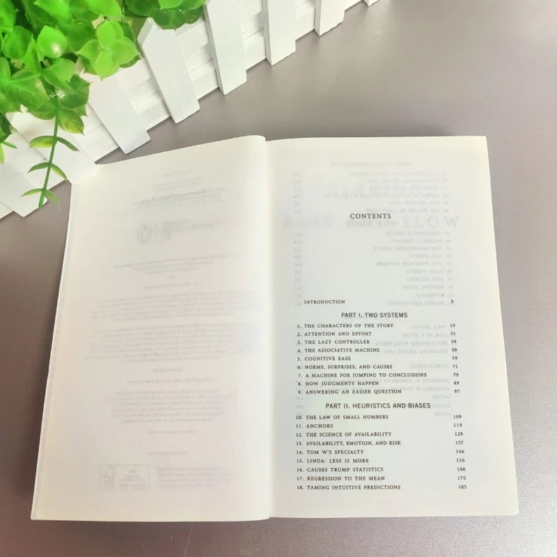 best seller Kahneman Thinking,fast and Slow Reading English Books for Adult A Lifetimes Worth of Wisdom Economic Management Book