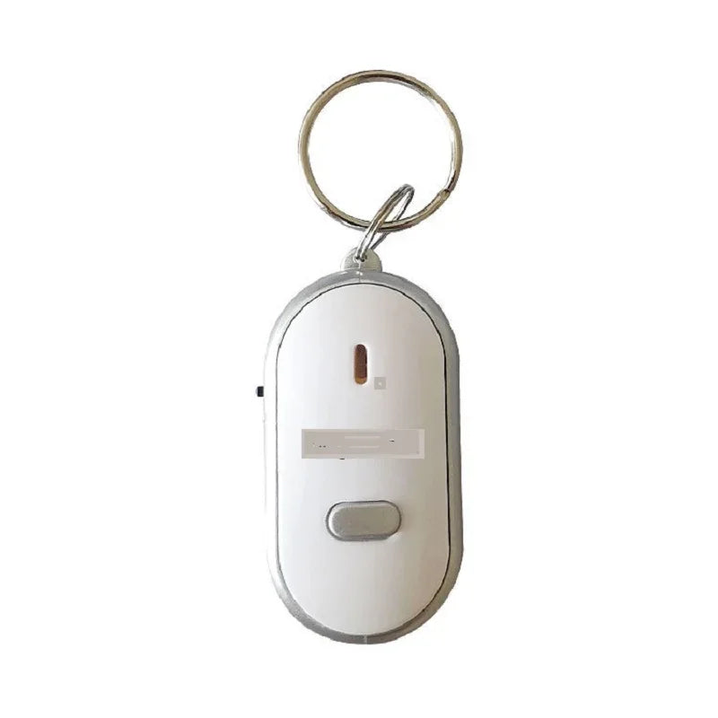 Anti-Lost Key Finder Keyring Flashing Beeping Alarm Key Locator Sound Control Smart Finder With LED Whistle Women's Men's Gift